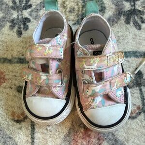 Converse Kids Pink Unicorn Sneakers